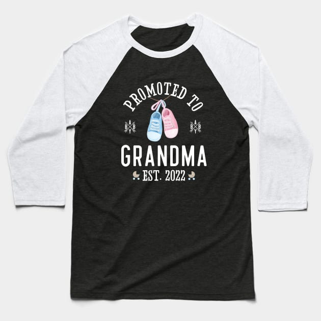 Promoted to Grandma Est. 2022 Baseball T-Shirt by mstory